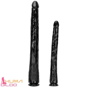 18.11in 22.83in Super Big Long Black Dildo BDSM Sex Toy For Anal Sex